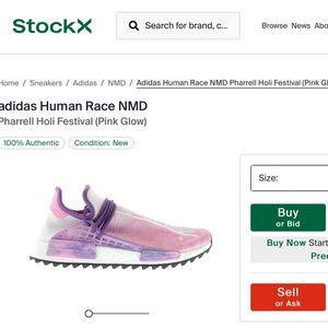 adidas Pharrell Holi Festival in Pink Glow